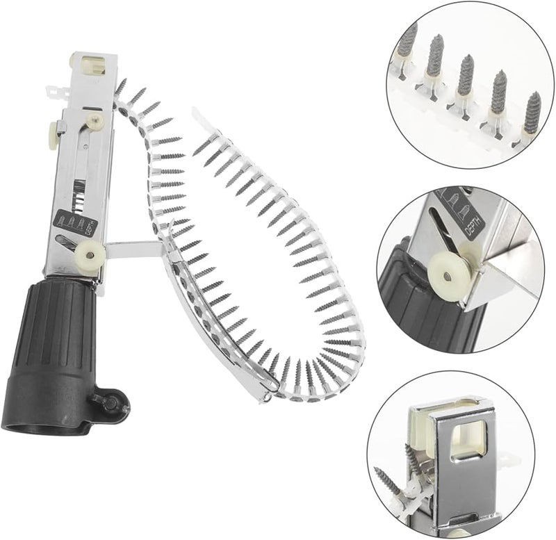 Cordless Electric Brad Nailer Staple Gun Woodworking Tool Automatic Stainless Steel - Image 5